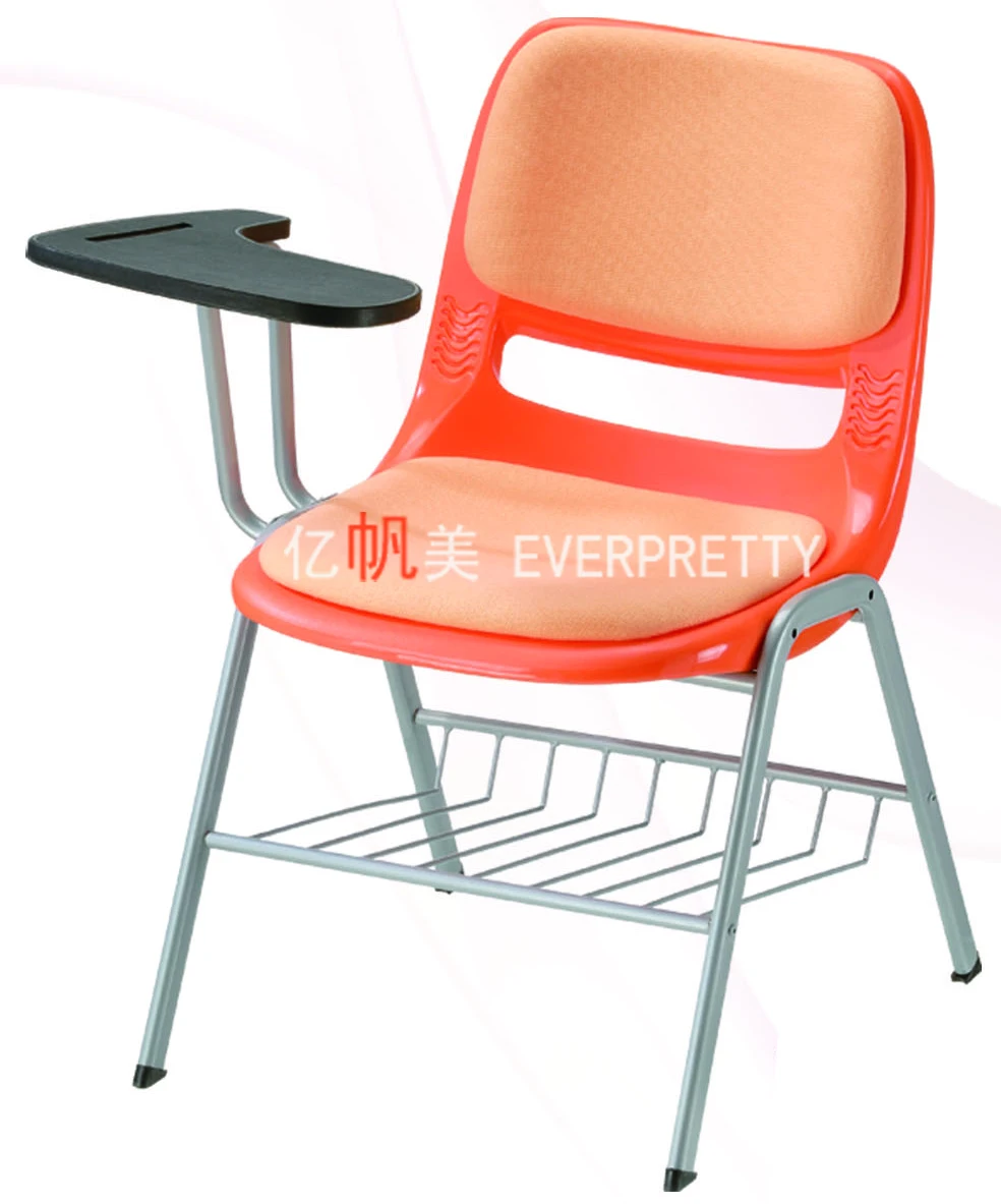 orange color stacking chairs school plastic chair with writing pad for  training center  buy plastic stacking chairsplastic chair with writing