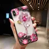 Luxury rose flower lace pattern tpu pc cover case for iPhone Xs Max