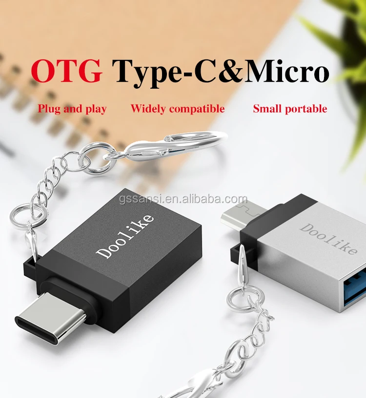 High Quality Mini USB Flash Drive Sync Data Male to Female Micro USB Adapter for V8