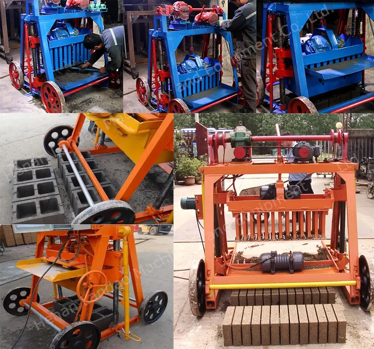 China Manual Moving Low Price Small Brick Making Machine For Sale