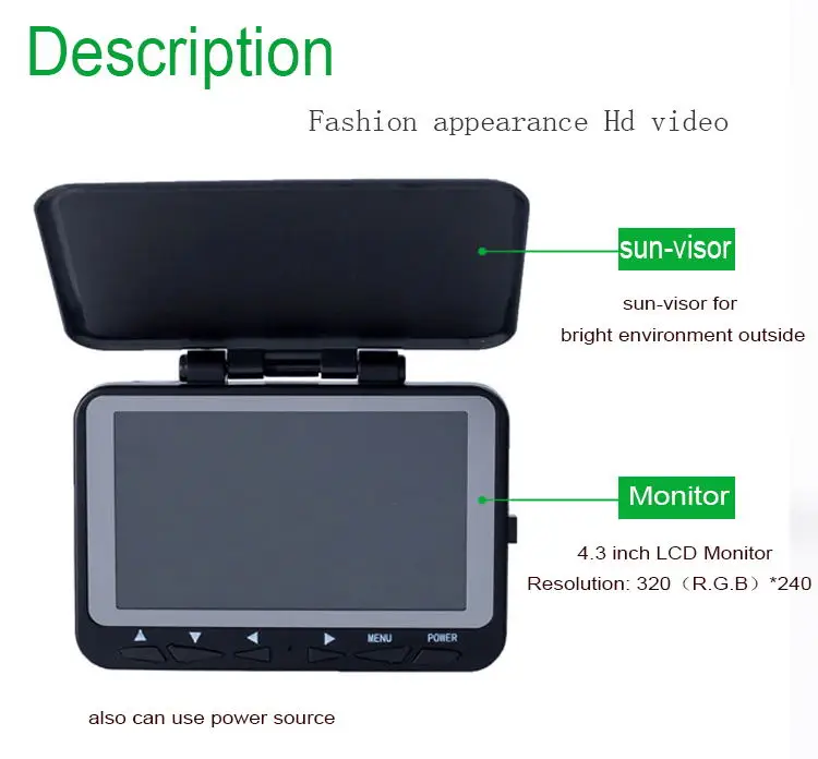 1000tvl stainless steel lens video dvr night vision fish finder underwater ice fishing camera .jpg