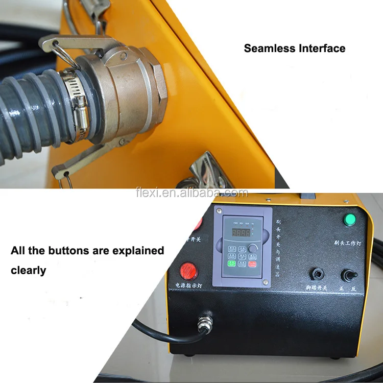 Rotary Brush Duct Cleaning Machine Rotating Brush Vacuum System With