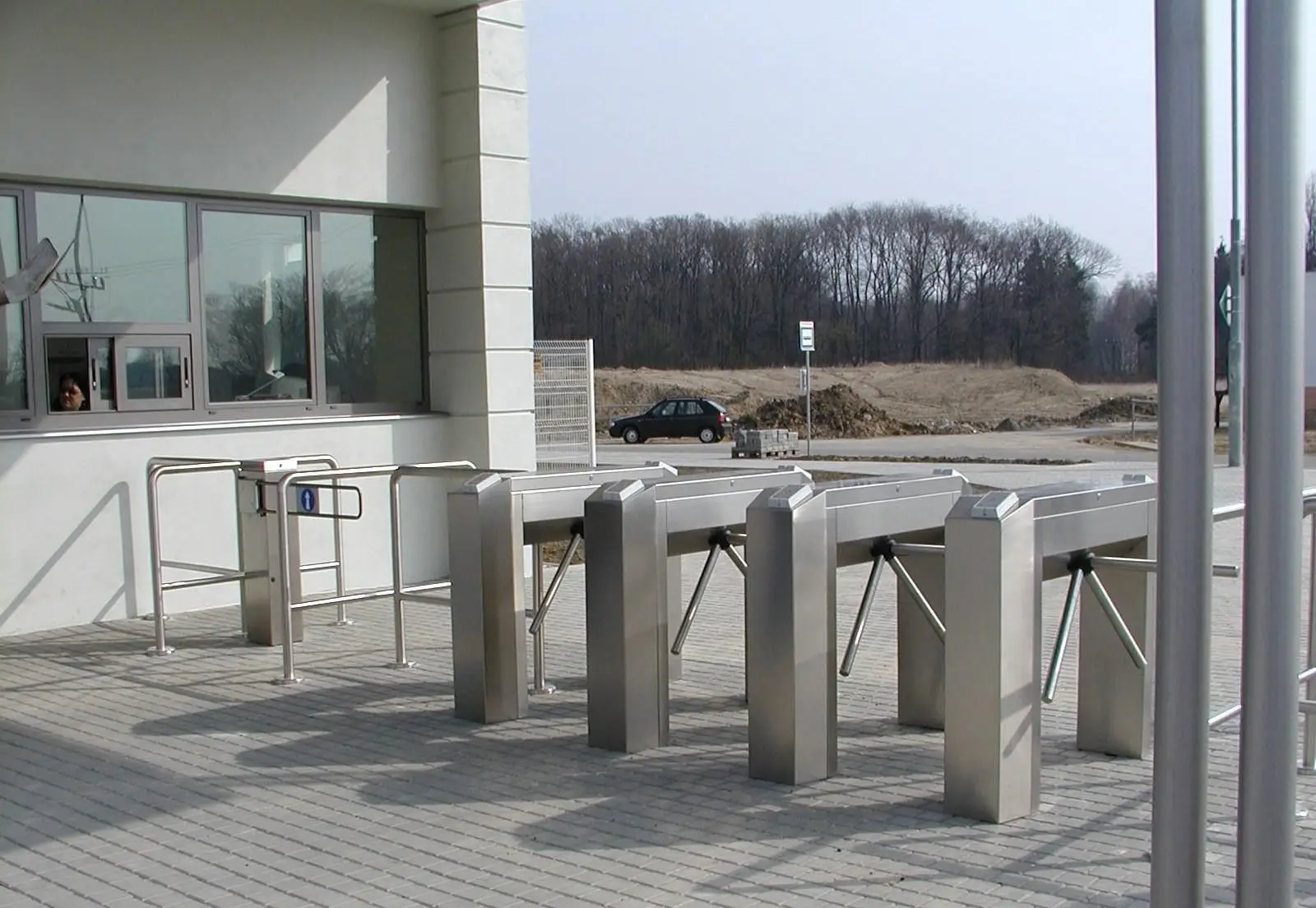 Automatic Reset Drop Arm Tripod Turnstiles For Security Tripod