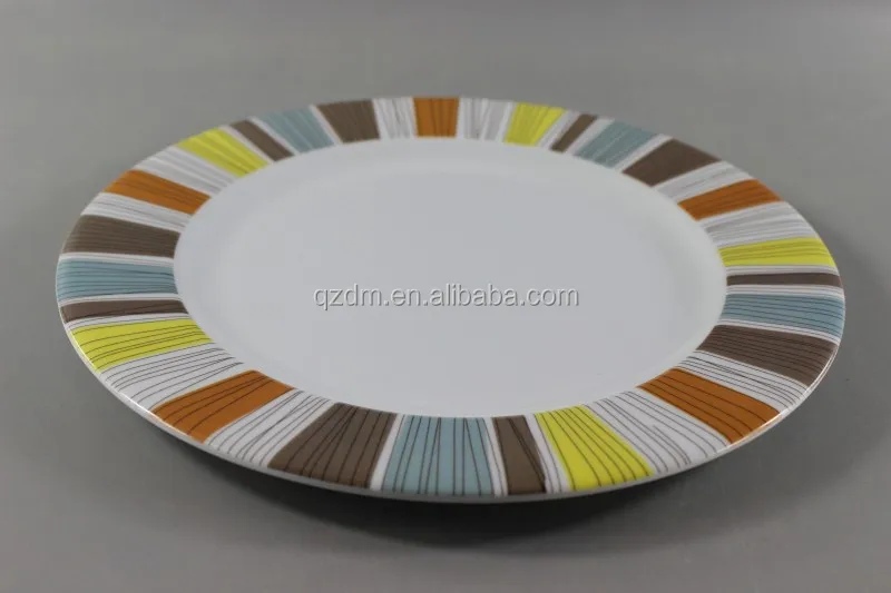 Slipper Shape Melamine Sandbeach Dinner plate