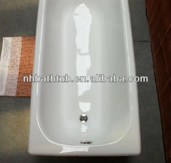 Simple construido en hierro fundido bathtub/bañera común/barato ... Cuadradas creativo Bañeras