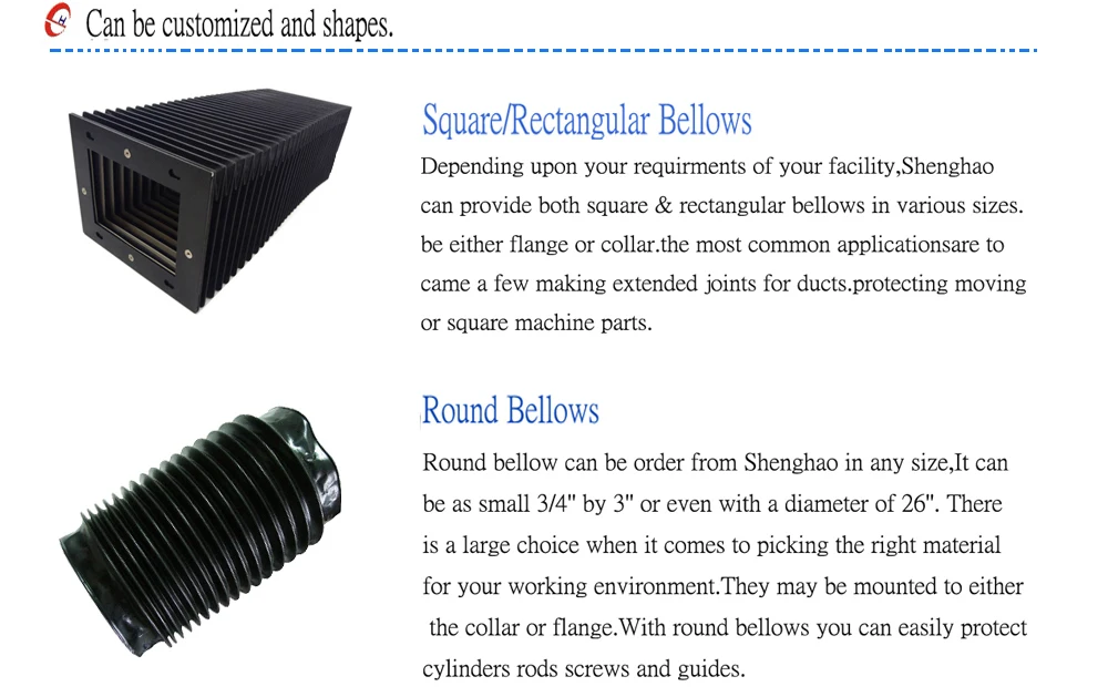 CNC mahicne linear way guard shield lathe accordion bellow covers 