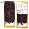 cheap 2019 new synthetic hair extensions afro kinky short bug red nubian twist crochet braids hairstyles