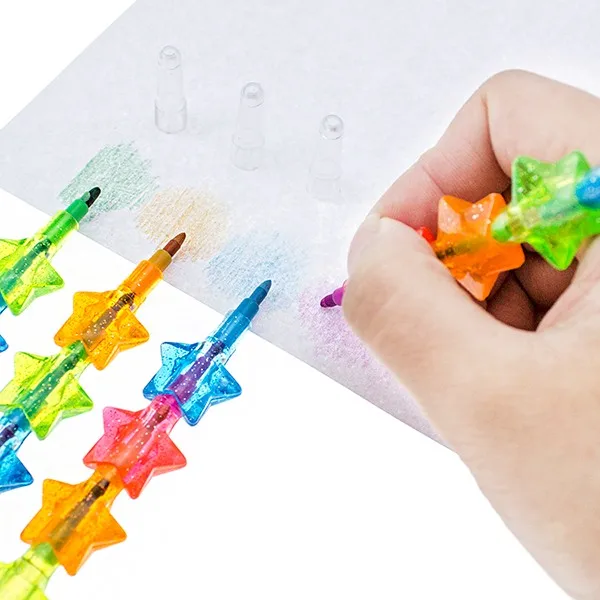 Ecofriendly 10 Colors Washable Crayons For Students And Kids With