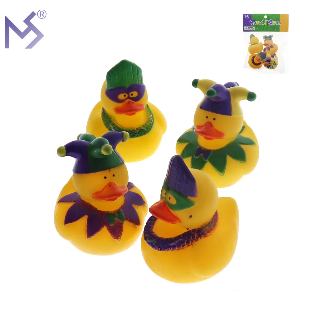 mardi gras duck beads