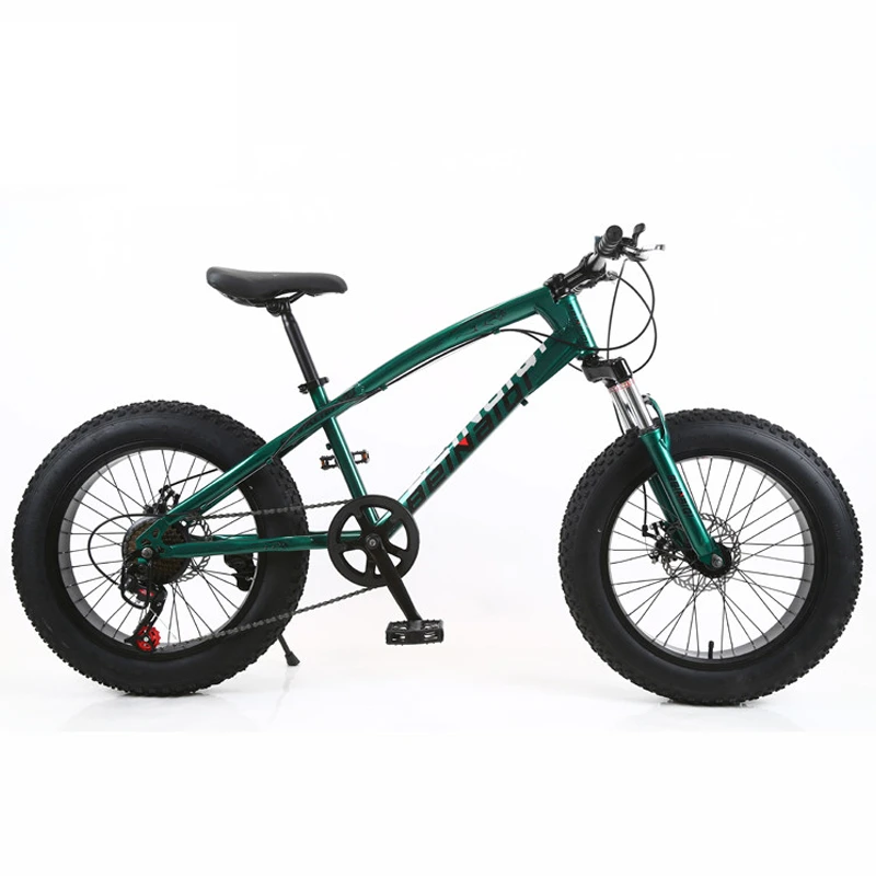 snow bike riding