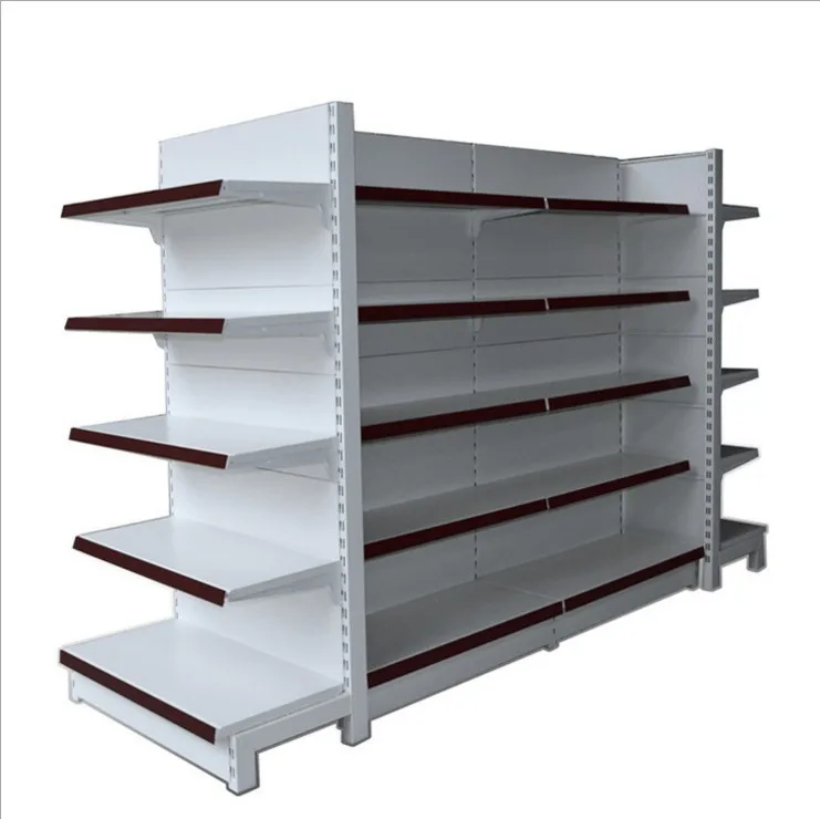 Custom Different Dimensions Supermarket Display Shelf Rack For