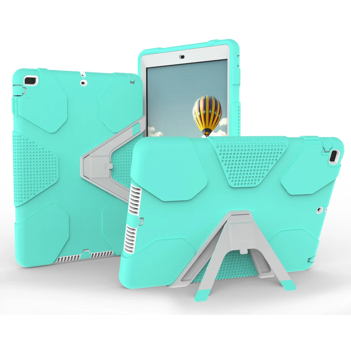 Shockproof Tablet Case For Ipad Air 2 /for Ipad 6,For Ipad Kickstand Armor Case,For Ipad Case