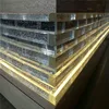50*50*200mm wave bubble white Crystal glass brick glass block for table use