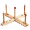 Giant outdoor game rope Wooden tic tac toe game with tic tac toe set pieces
