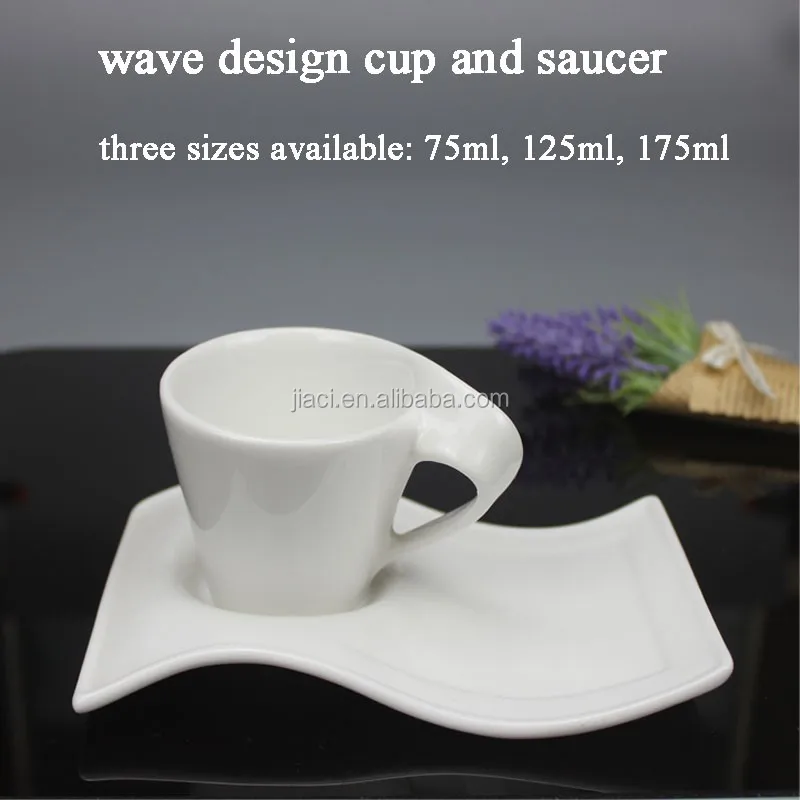 Wave Design Bulk Tea Cups Saucers Cheap,Wholesale Tea Cups And Saucers