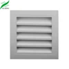 Hot sale prefabricated fixed aluminum air louver iron return modern window grill design