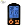 2019 New Design Blue Backlight Thermometer Double Probe Thermometer Six Kinds of Meat Thermometer Temp Alarm Function