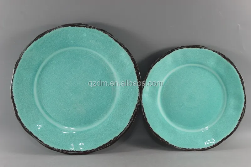 Vintage Style Melamine dinner plate