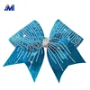 Large Size Colorful Cheerleading Groups Glitter Cheer Bows For Wholesale