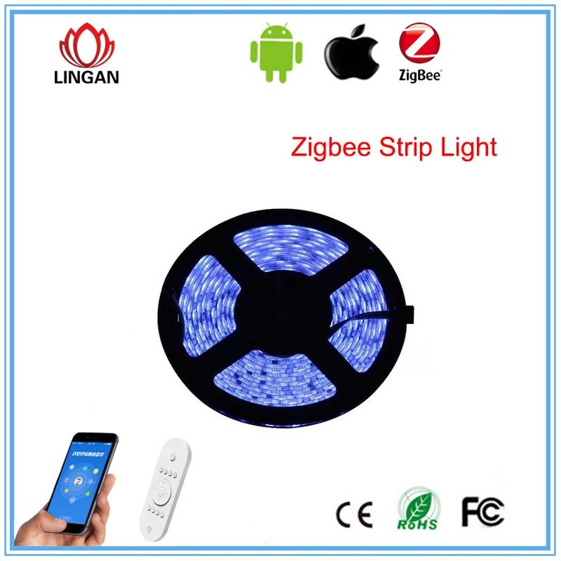 Android/IOS APP controlled lights ZigBee Home automation system ceiling smart lightstrip
