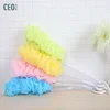 Long plastic hand back washing bath sponge