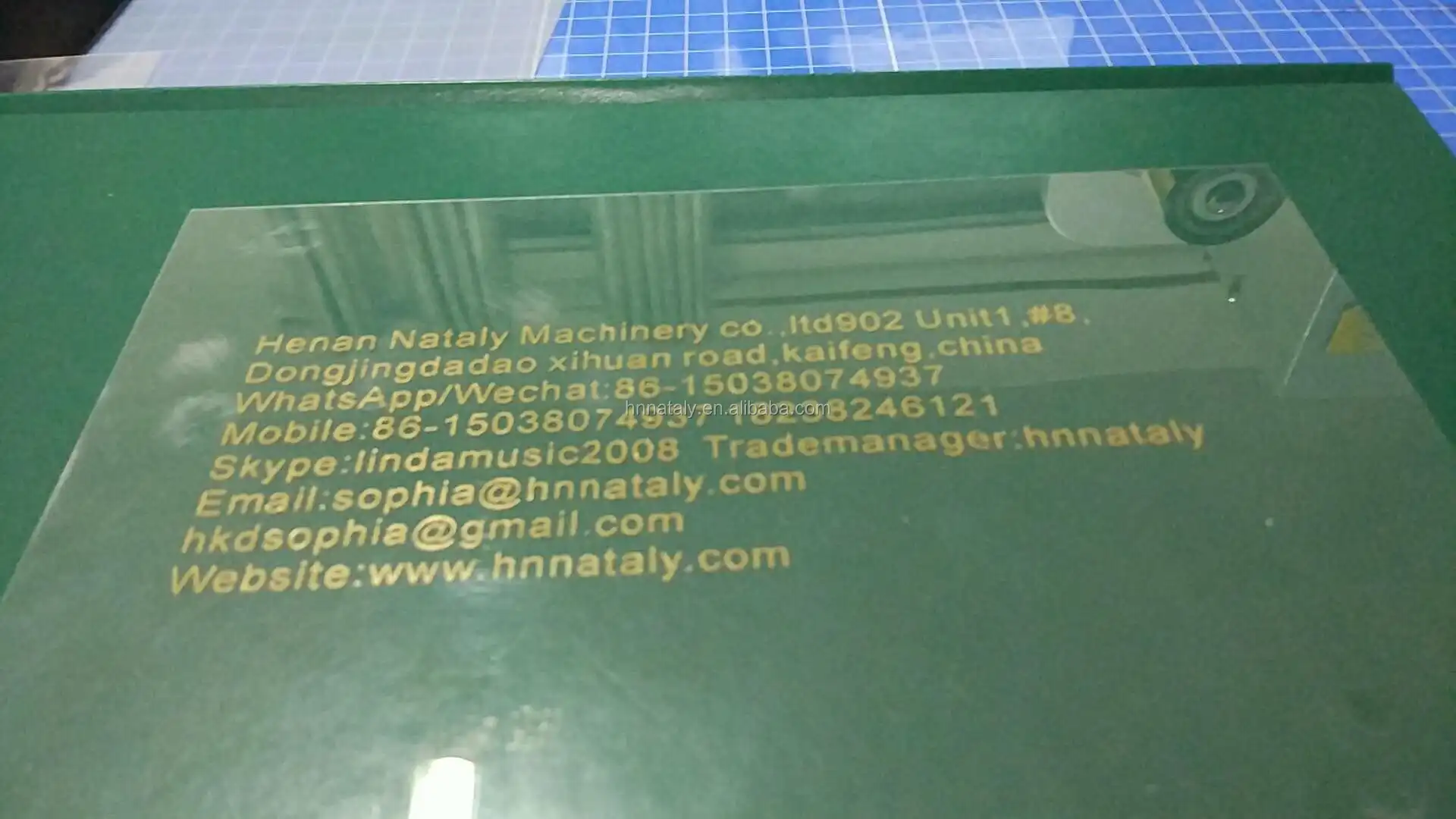 Factory Prices Gold Foil Digital Printer colorful 30*25cm size