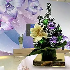 Small Desk tree Christmas trees Christmas tree Mini Christmas tree Desktop Applet Christmas trees are decorated with potted 1820cm , with purple 20cm Jinpei