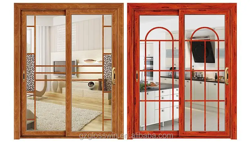 aluminium frame / vinyl /UPVC casement swing door, sliding door, glass folding door for sale