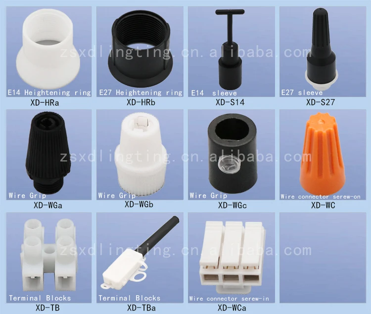 Most popular led ceramic halogen GU10 lamp base sockets parts hot sell