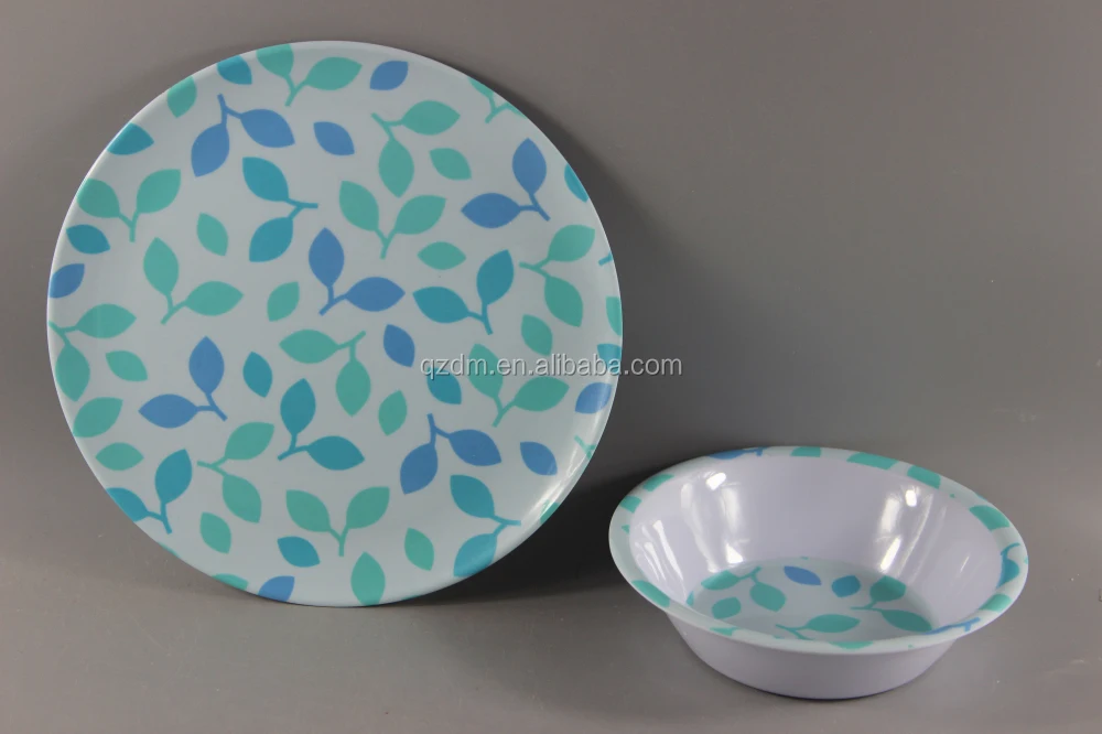 Set Of 2 Piece Melamine Dinner Ware