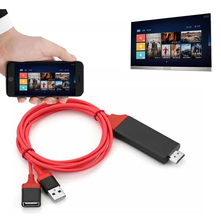 MHL cable For Apple Iphone 7 6s Plus IOS