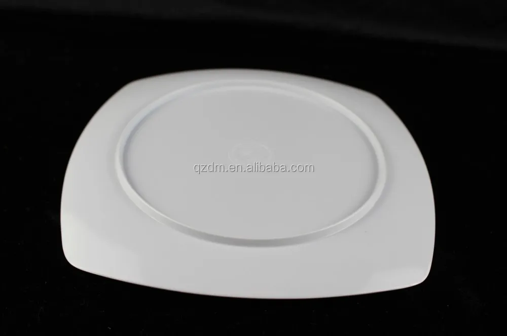 Cheap Plastic Square Plate Melamine Dessert plate