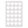 Cutting Different Shapes Acrylic Culinary Chocolate Stencil Heart Cake Decorating Tools