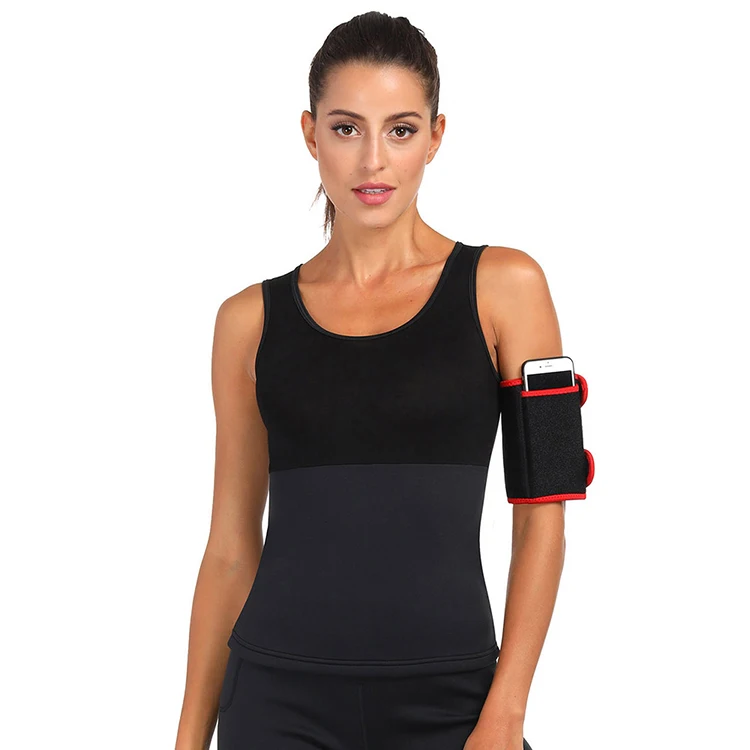 High Quality Black 2 Piece Arm Trimmer Neoprene Shapewear For Women
