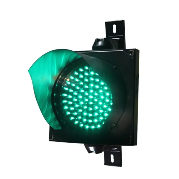 Green Led Traffic Single Light Semaforo 12~24vdc 85~265vac - Buy 200mm ...