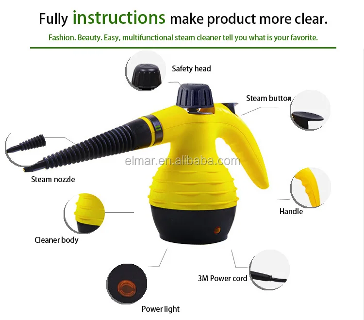 Elmar Em308 Vaporetto Easy Plus Handheld Steam Cleaner Buy Portable