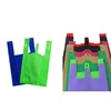 Eco-Friendly 40-70Gsm Non Woven Heat Sealing TNT Cheapest Non-Woven Grocery T-Shirt Bags