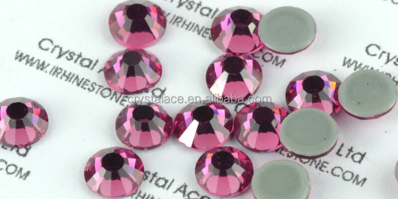 Factory directly wholesale rhinestone olivine colour hot fix crystals for apparel fashion