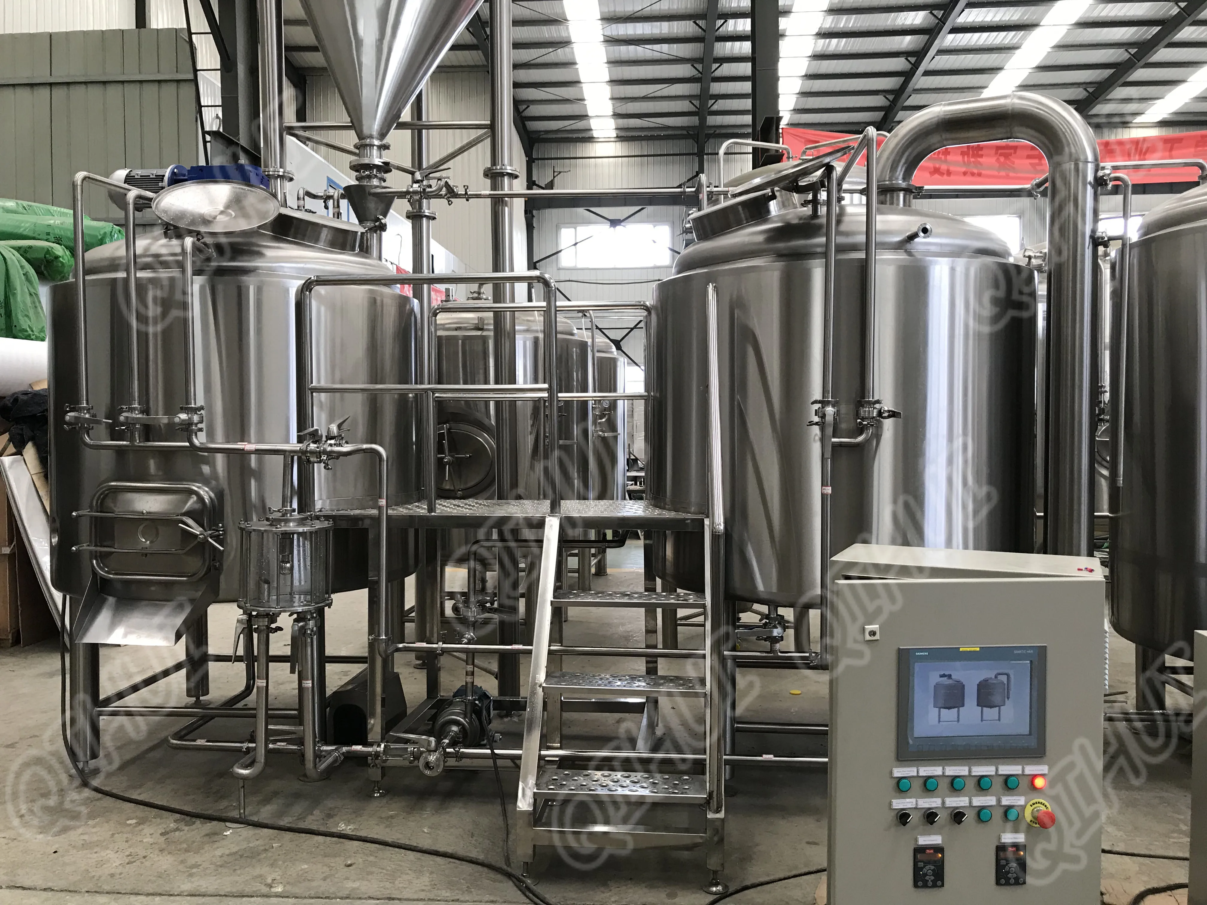 500L Beer Brewery equipment Cooling Jacketed Conical Fermenter