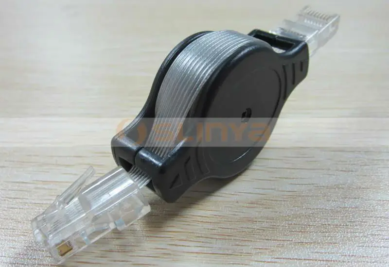 Retractable Rj45 500mb Retractable Network 1.5m Cat5 Rj45 Ethernet Communicate Cable ...