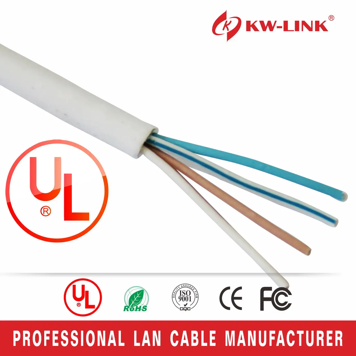Factory Best Price Cca Wire 100m/roll Telephone Cable Buy Drop Wire