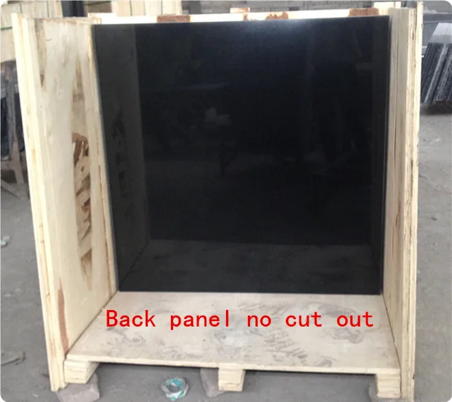 China Natural Black Granite Fireplace Back Panel Buy Granite