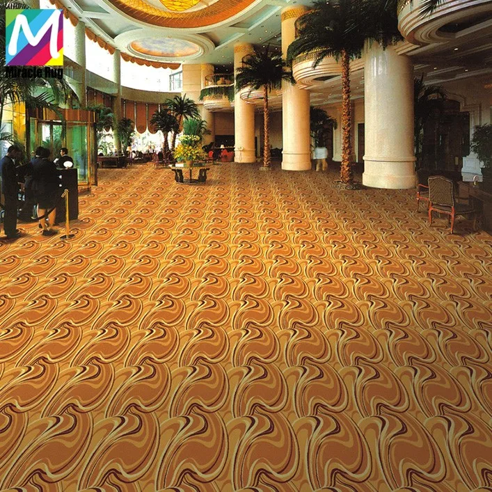 Reception Lobby Carpet For Hotel Nylon Hotel Carpet Sale Printed Custom