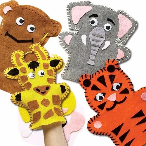 Felt Craft Diy Finger Puppet Kits Buy Felt Finger Puppet,Family