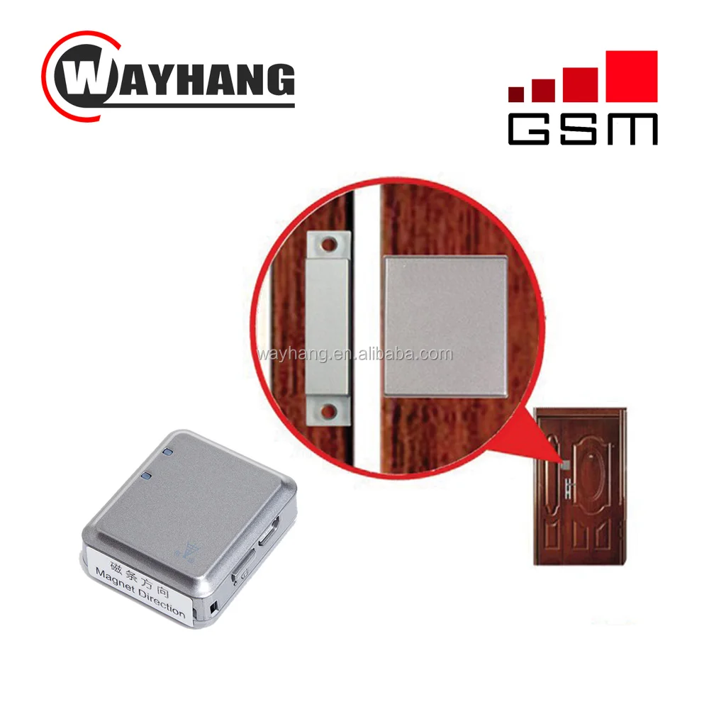 Wireless Alarm Magnetic Door Sensor Gsm Sms Home Security Alarm