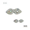 7/8"x2 1/2" Rhinestone Hook & Eye :990108