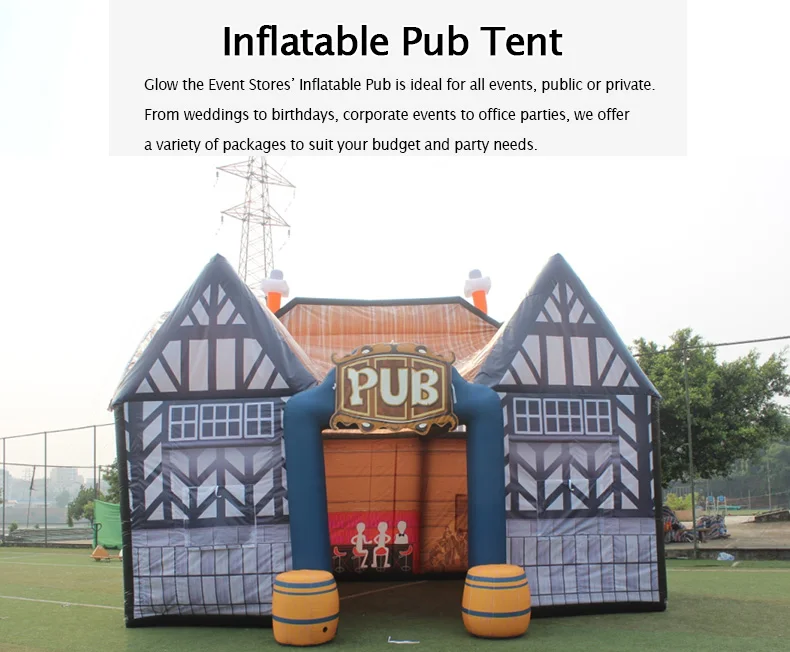 Outdoor Party Event Used Inflatable Irish Pub Bar House Inflatable