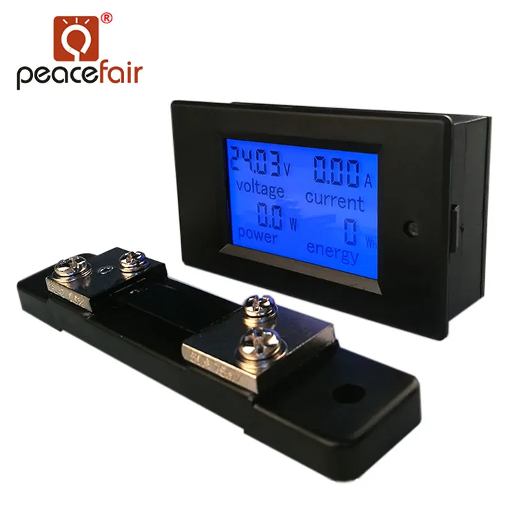 PEACEFAIR PZEM-051 Digital DC 100A Voltmeter Amperemeter Stromzähler Wattmeter 
