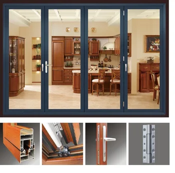 High Quality 4 Panel Aluminium Glass Folding Door - Buy Glass ... High Quality 4 Panel Aluminium Glass Folding Door - Buy Glass ...
