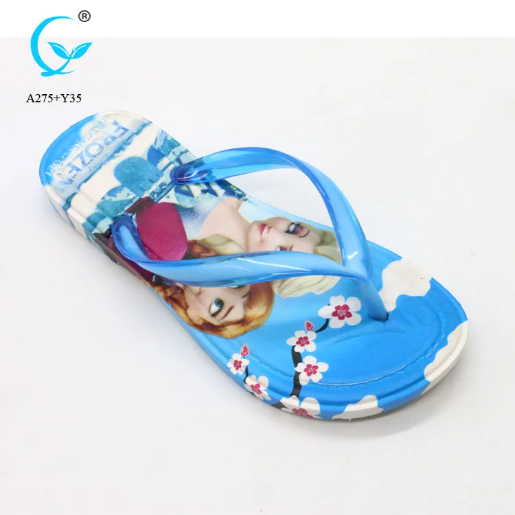 Wedge sandals eva slipper for kids with pvc upper daily use sandals